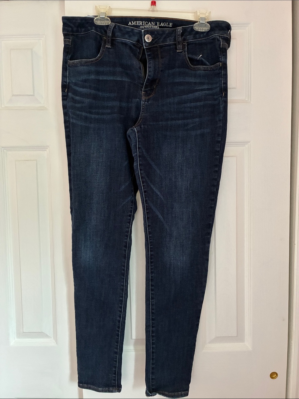 American Eagle Outfitters Navy Wash Skinny Jeans